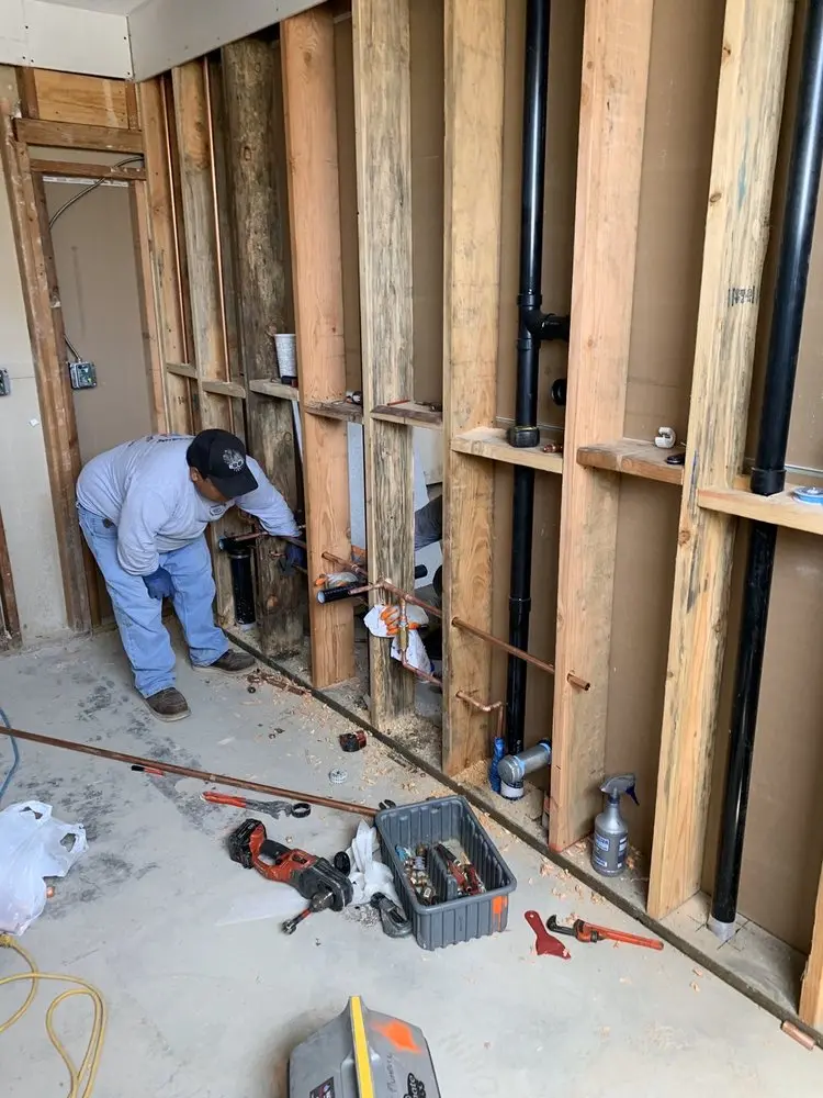 Commercial rough-in plumbing for Water Heater Replacement in Helfrichsville